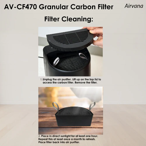 Airvana Capri True HEPA Air Purifier w/Granular Carbon Insert AV470THP - Image 7