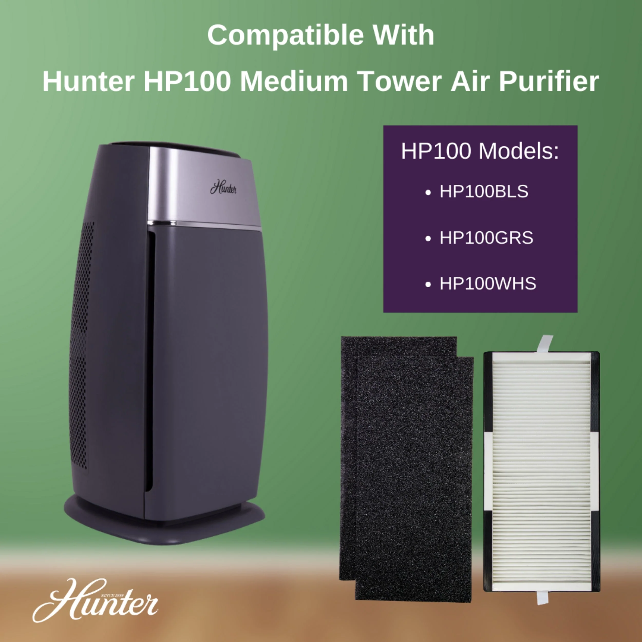 Hunter Replacement Filter Value Pack for HP100 Series Air Purifiers H-HF100-VP - Image 4