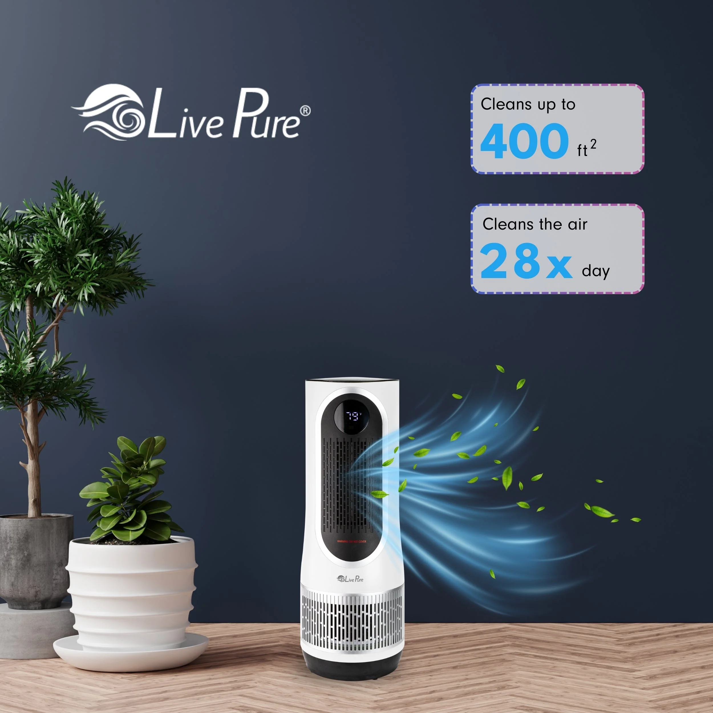LivePure 3-in-1 Clean Heat Air Purifier/Heater LP500APHTR - Image 12
