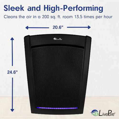 LivePure Bali Series Multi-Room True HEPA Air Purifier with Air Quality Sensing System LP560THP - Image 6