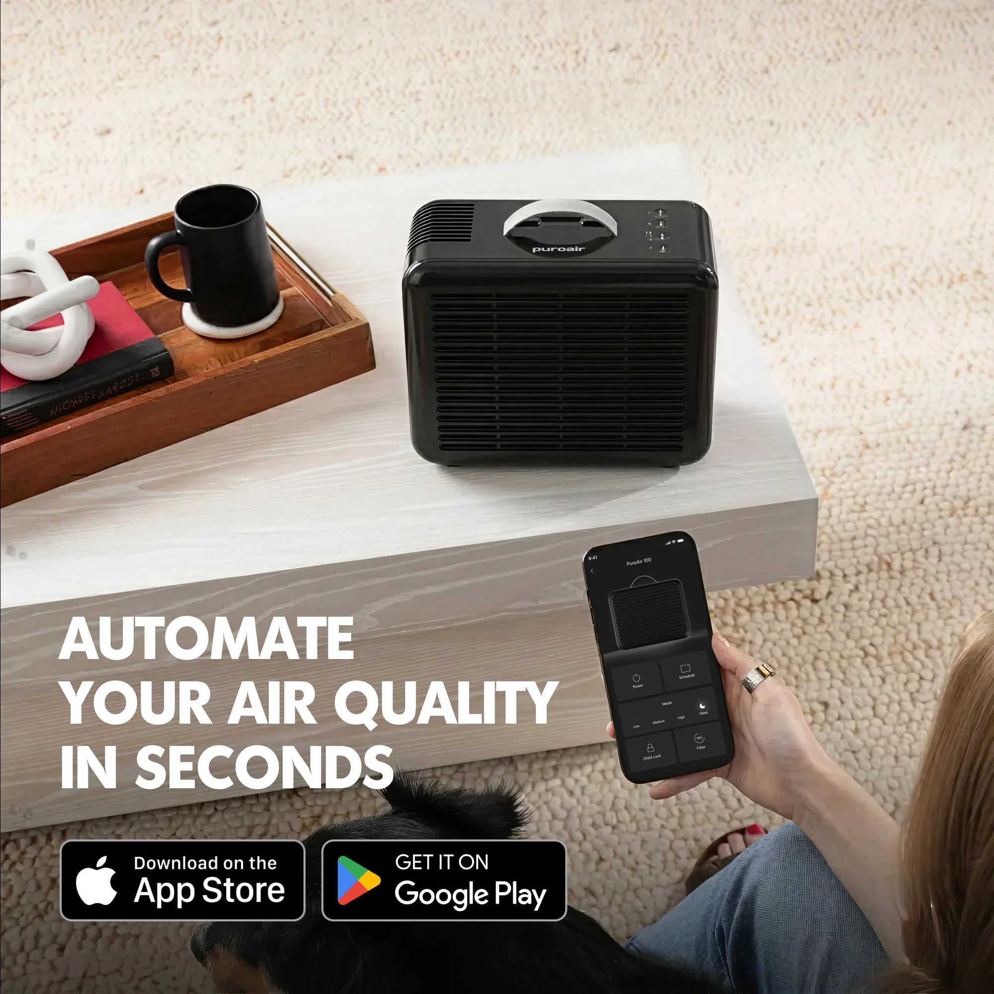 PuroAir 100i Smart HEPA Air Purifier - Image 4